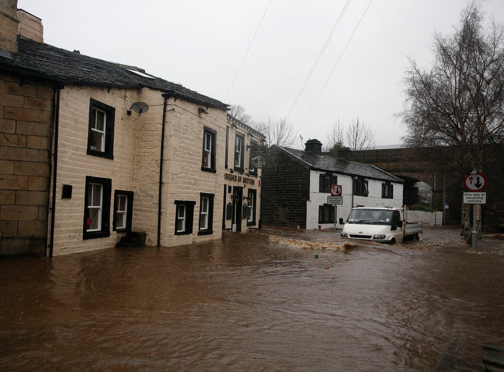 Evacuated homes and businesses in Mytholmroyd, West Yorkshire are said to be vulnerable to looters stealing electrical goods