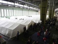 The Nazi-era airport that's now 'home' to 3,000 refugees
