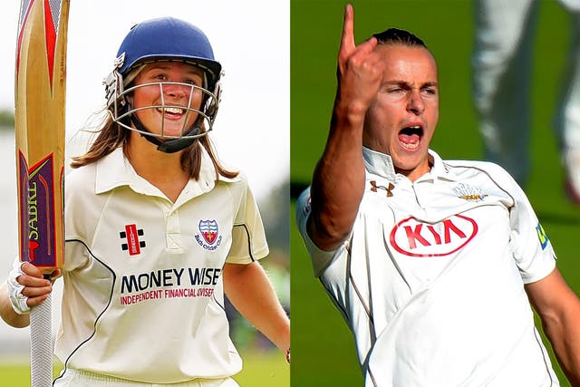Sophie Luff and Tom Curran are two cricketers looking to make a major breakthrough in 2016