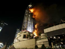 Read more

Dubai skyscraper hotel engulfed in huge fire