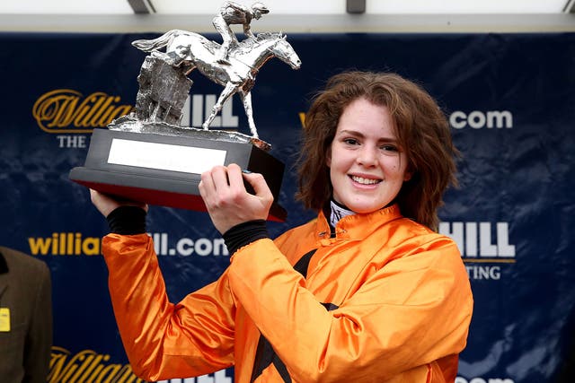 Lizzie Kelly, fresh from success at Kempton on Boxing Day, rides Aubusson at Cheltenham