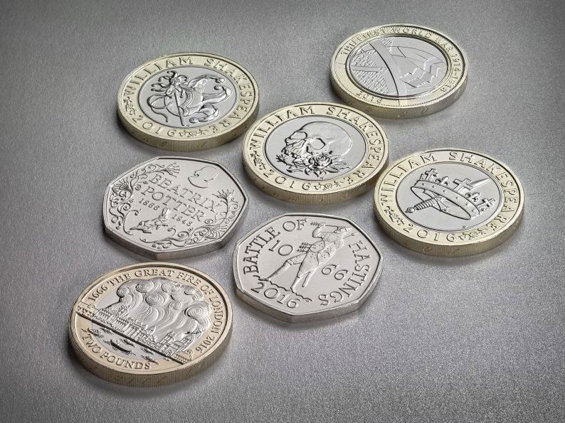 Several new coin designs that will feature on coins in 2016