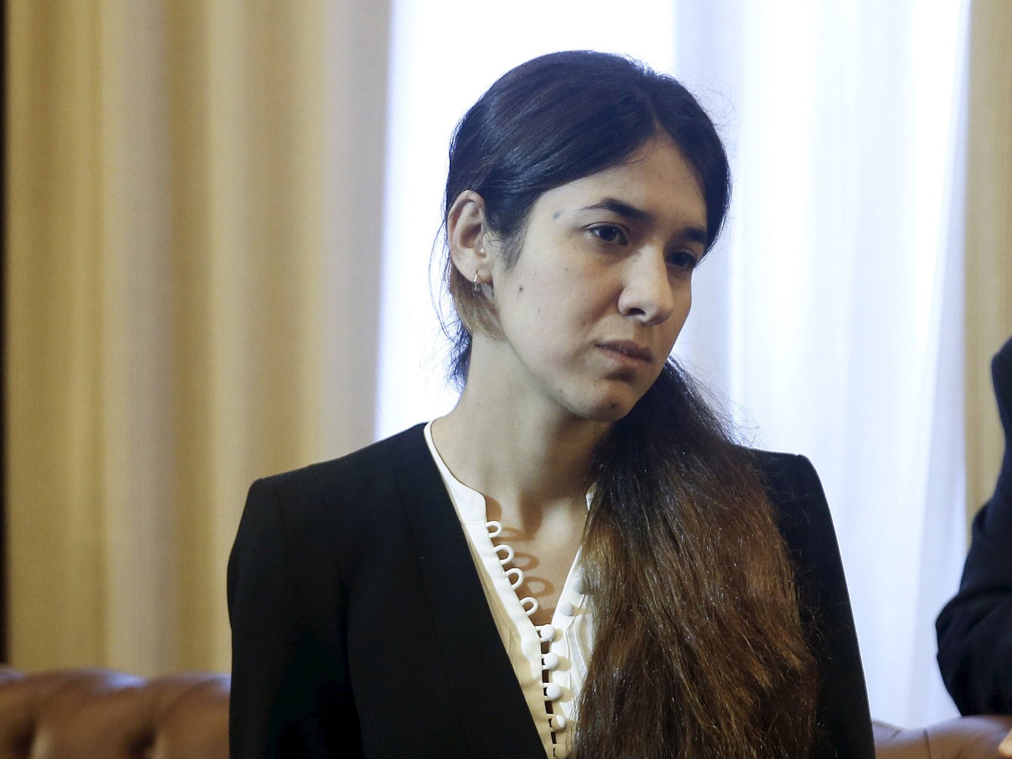 Nadia Murad meets with the Greek President in Athens on 30 December, 2015