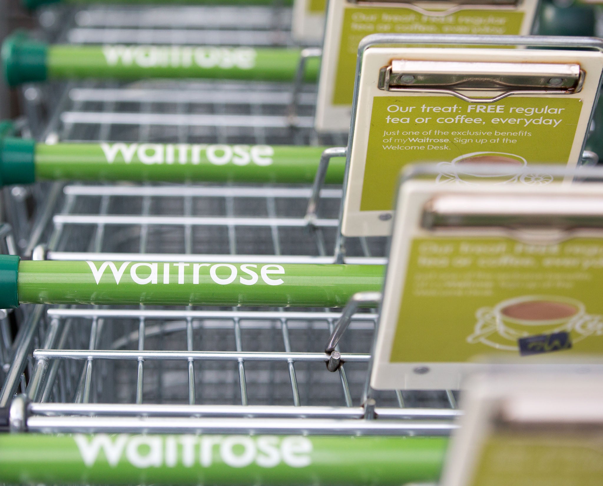 A spokesperson for Waitrose on Monday said the new packaging is being 'printed as we speak'