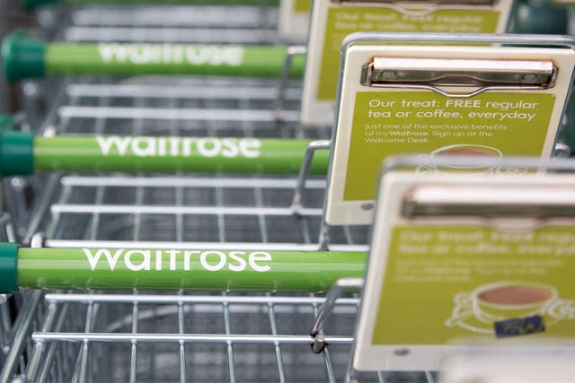 A spokesperson for Waitrose on Monday said the new packaging is being 'printed as we speak'
