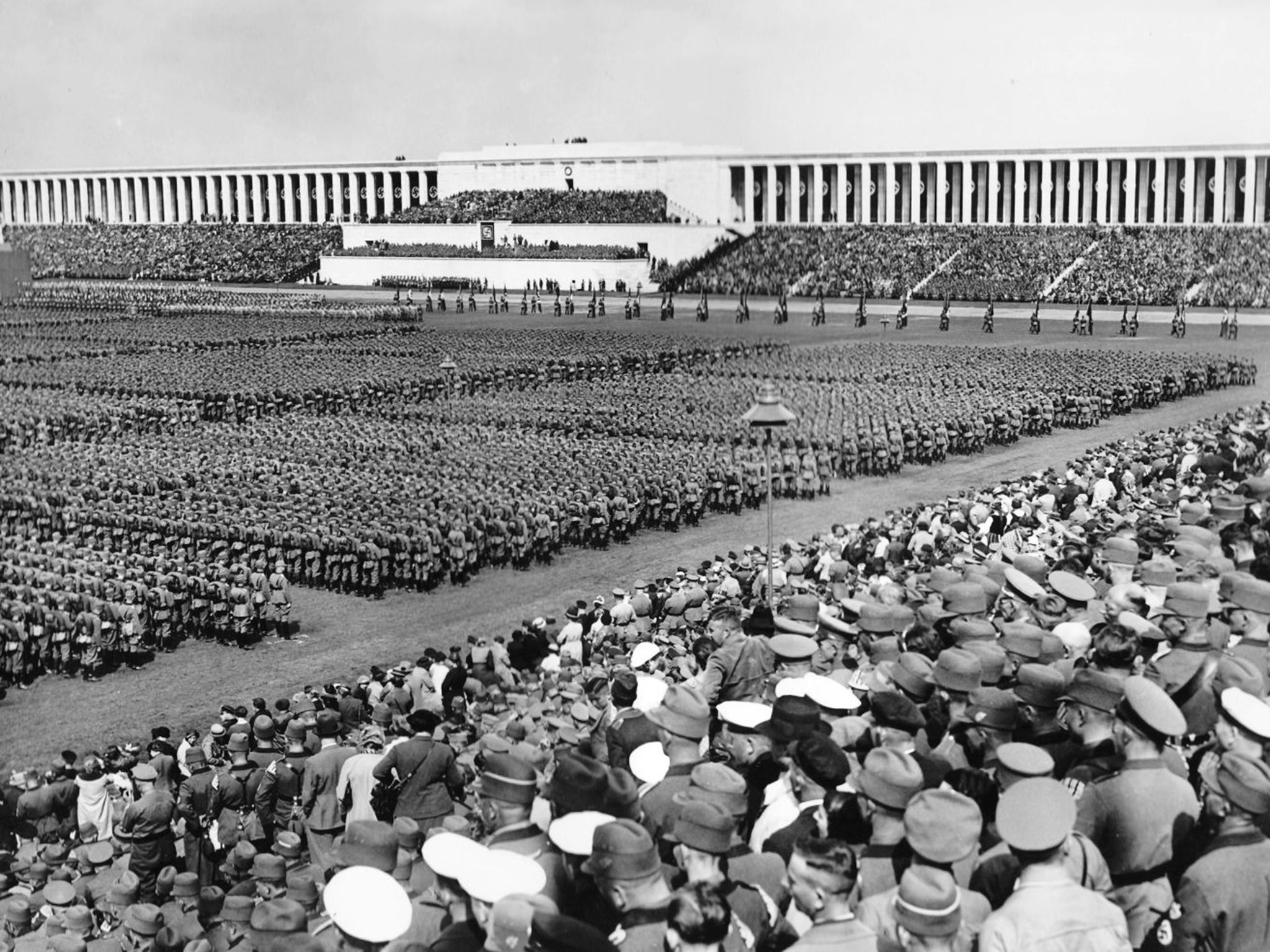 The infamous 1936 Nuremberg Rally