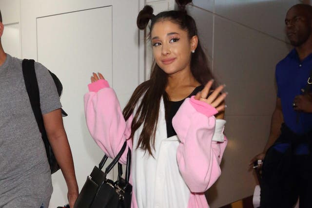 Ariana Grande sporting a onesie in Tokyo