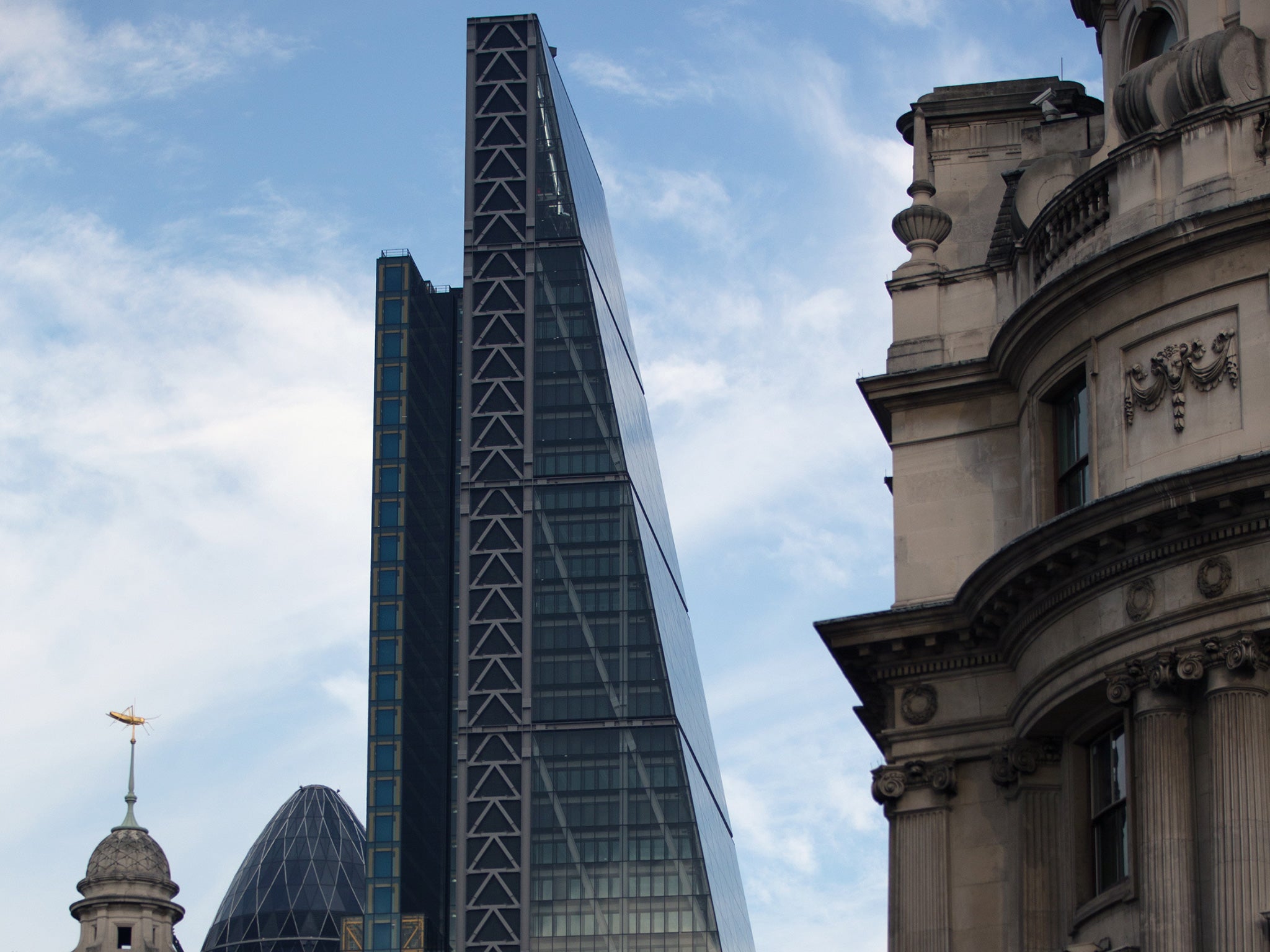 The Cheesegrater building built by Severfield