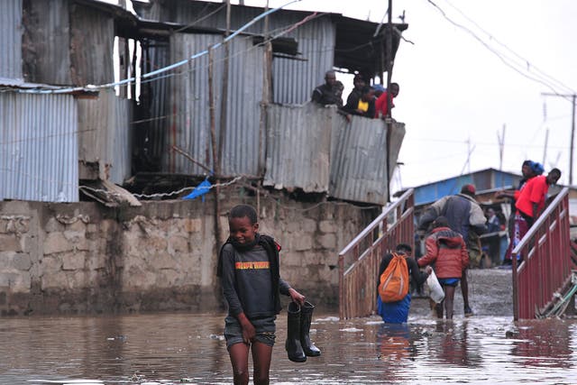 Heavy rainfall flooded parts of Nairobi