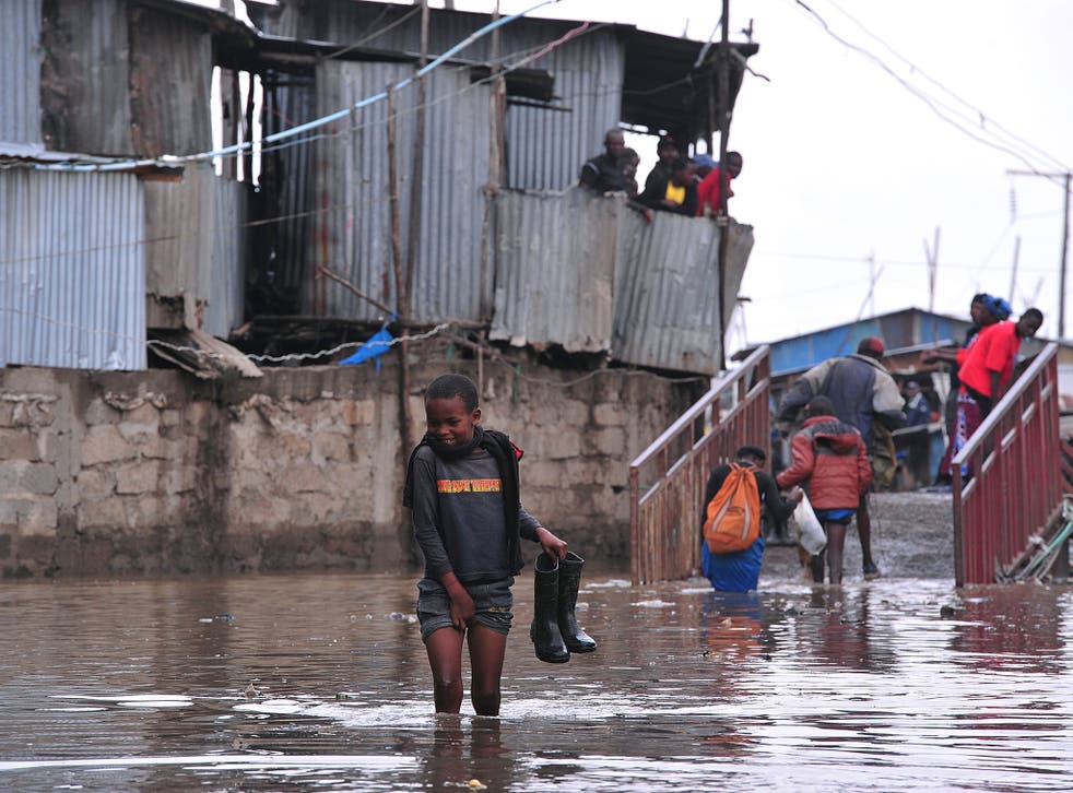 Heavy rainfall flooded parts of Nairobi