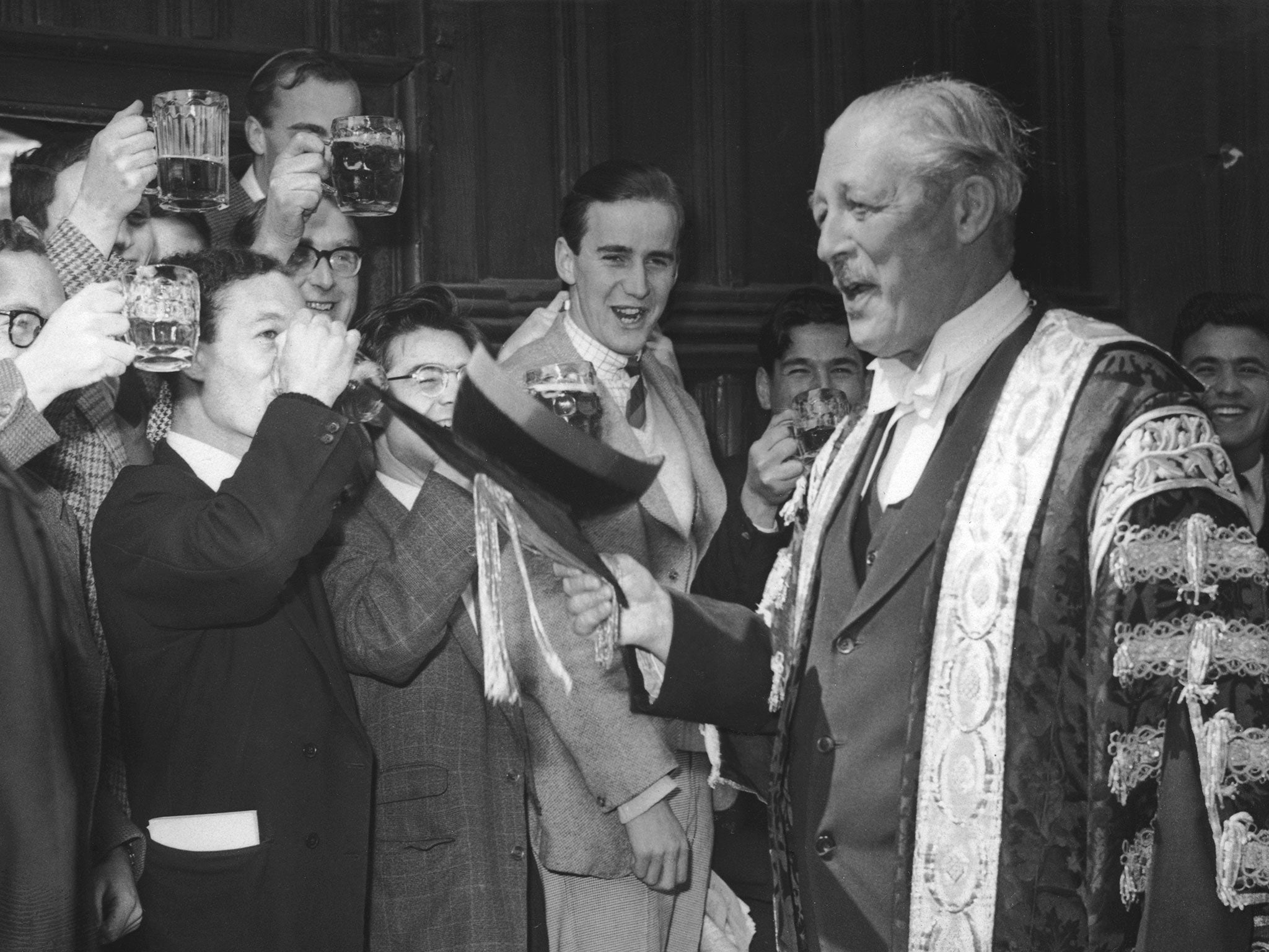 Harold Macmillan, in 1960 at Oxford University