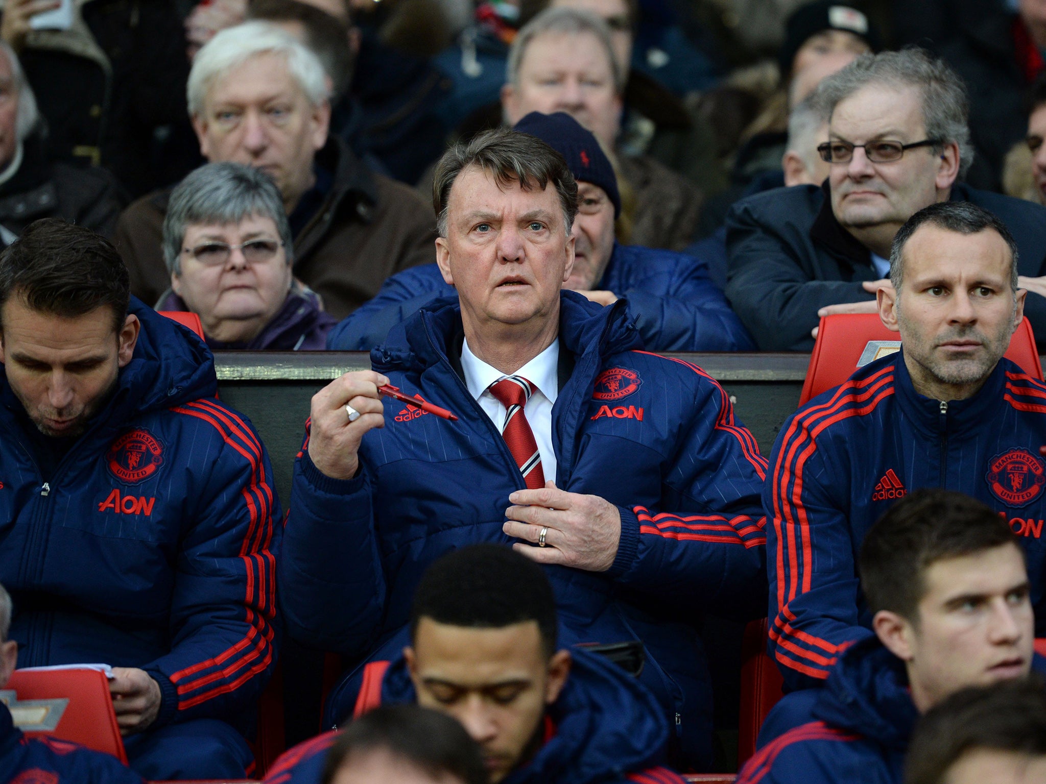 Manchester United manager Louis van Gaal