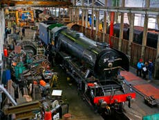 Flying Scotsman prepares to return to the tracks after £4.2m revamp