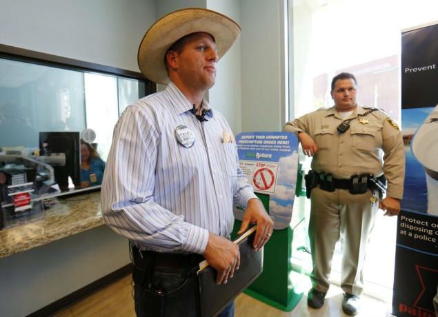 Ammon Bundy has said he and his supporters will stay at the federal property for as long as it takes