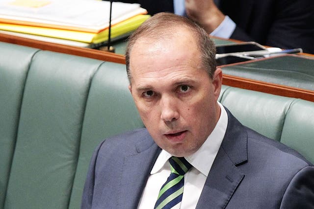 Australian Immigration minister, Peter Dutton, sent an offensive text to the wrong person