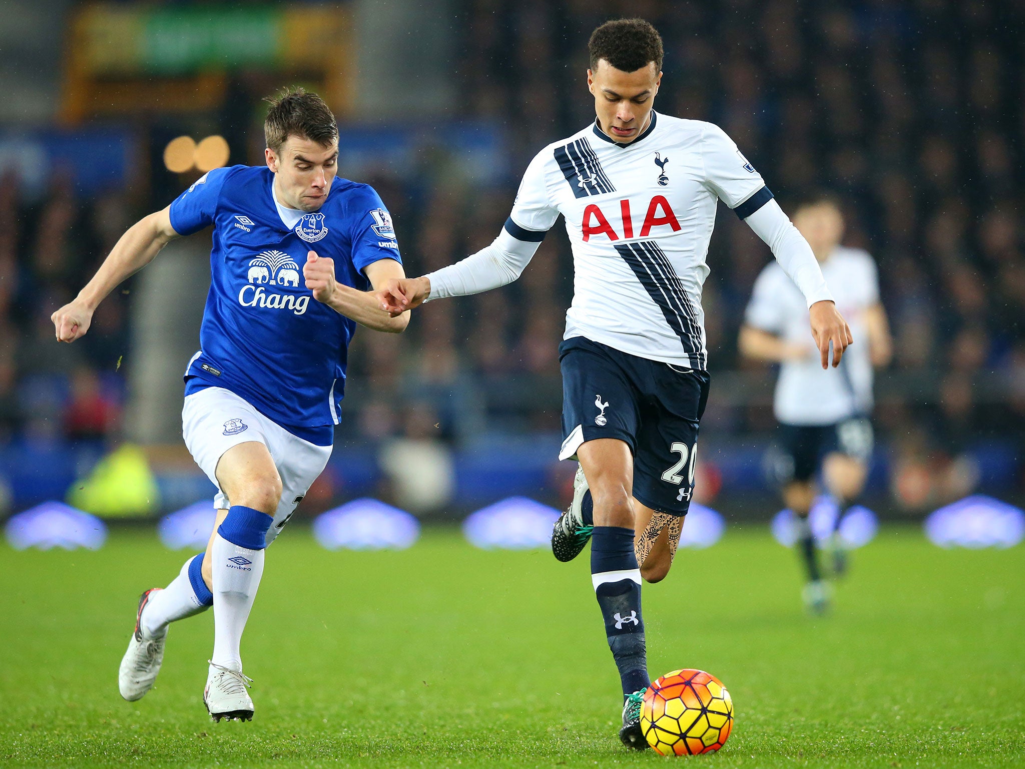 Dele Alli in action for Tottenham