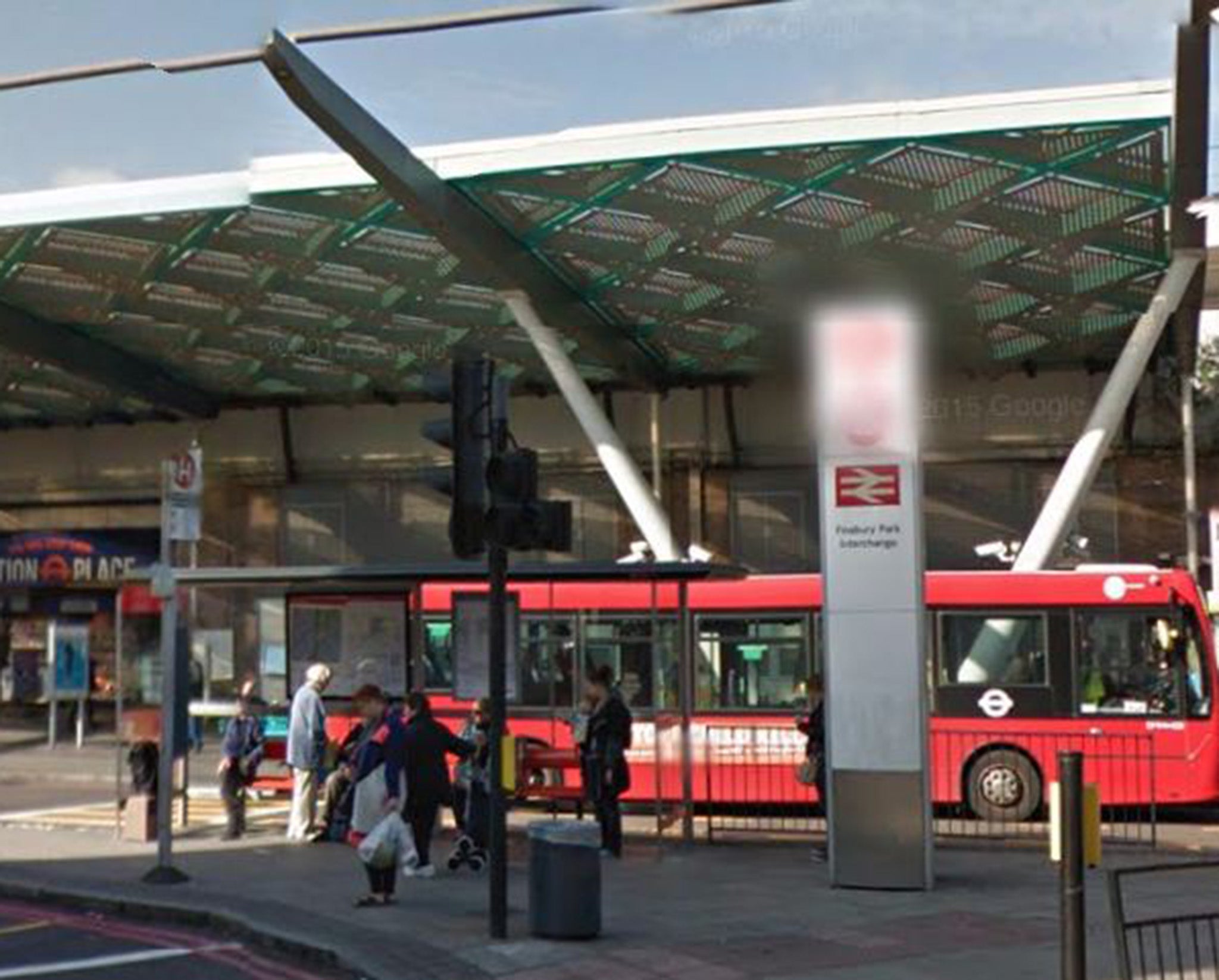 British Transport Police were called to the incident at Finsbury Park station on Sunday