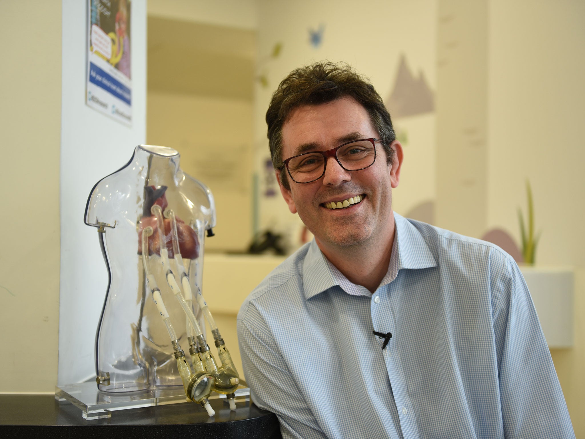 Andrew Taylor, the director of cardiorespiratory services at GOSH