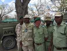 The new ranger training centre deep in the bush of Botswana