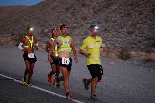 The Annual Badwater Ultra Marathon Held In Death Valley's Extreme Heat