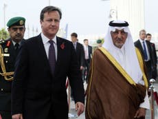UK arms sales to Saudi Arabia 'worth £5.6bn under David Cameron'