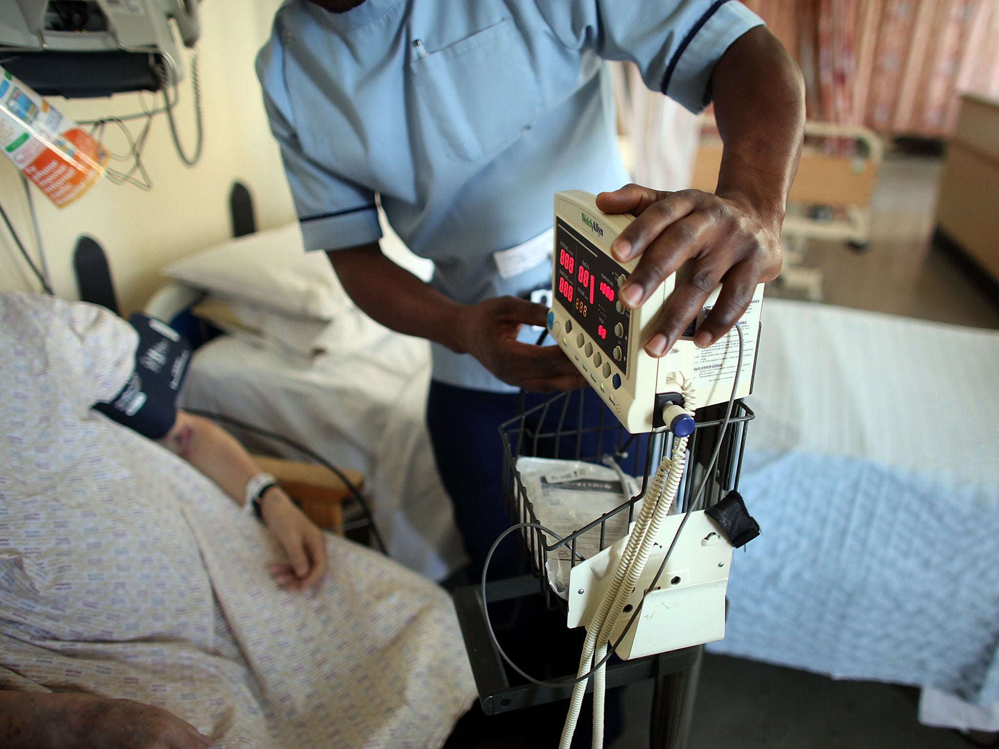 Registered nurses assess patient health problems and needs