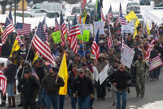 The 300-strong march in Burns that intimidated authorities was a bad omen