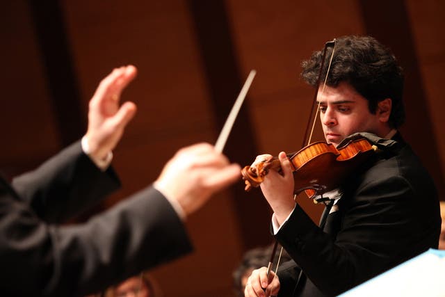 Michaeul Barenboim is carving out a solo career after laying a foundation as concertmaster of the West-Eastern Divan Orchestra