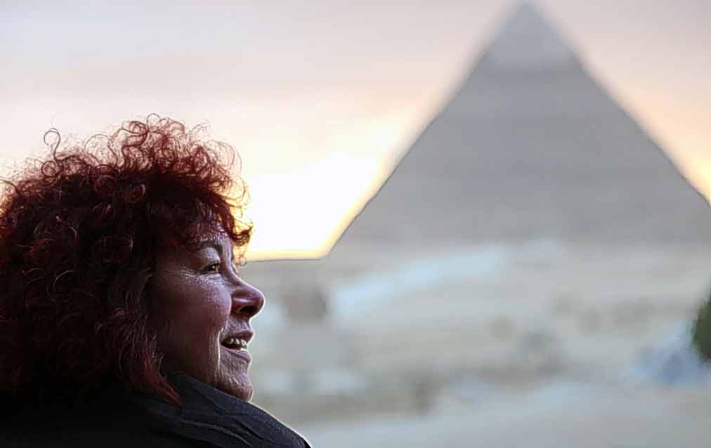 High sphinx: Joann Fletcher explores ancient Egypt like a goth Mary Poppins
