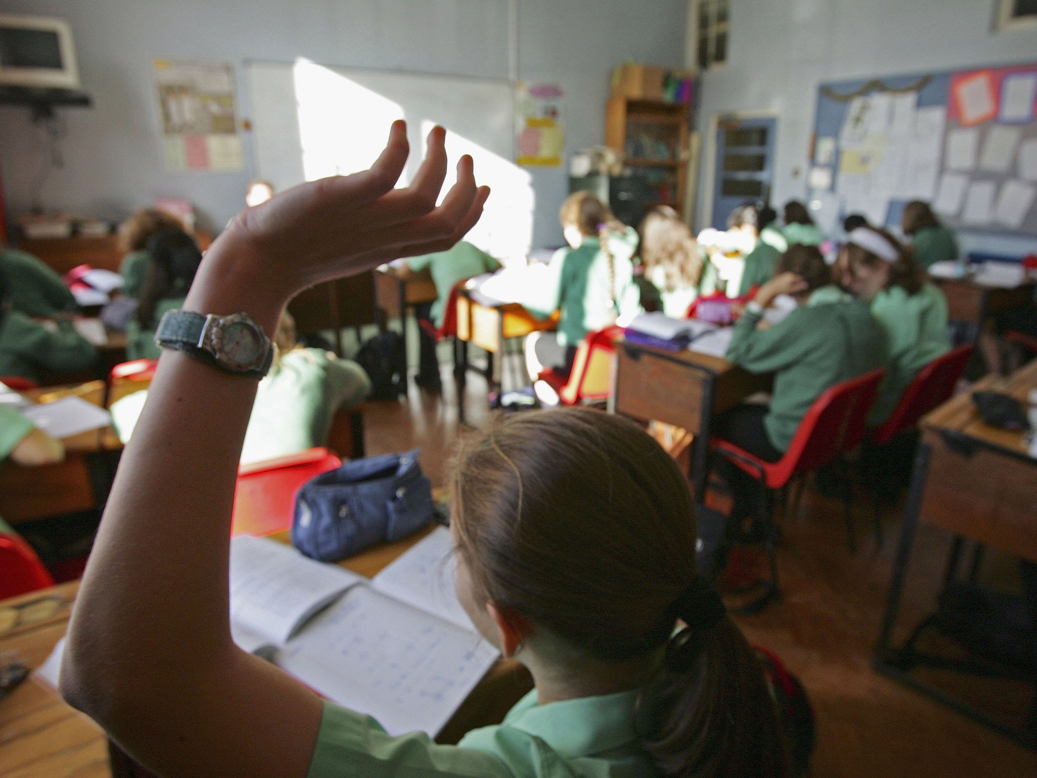 Schoolchildren in class