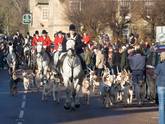 The Fitzwilliam Hunt Gather for the traditional New Years Day Hunt