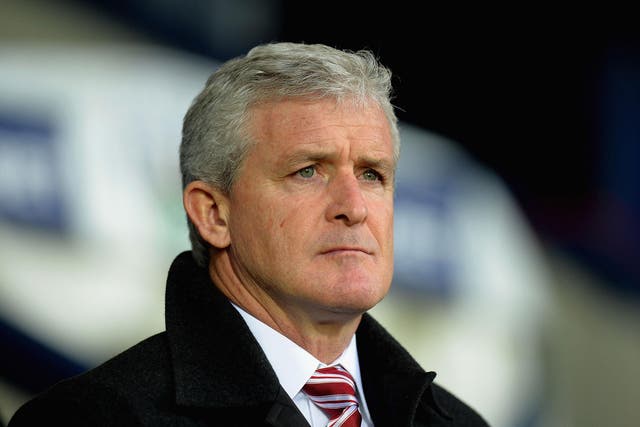 Mark Hughes was sacked by Stoke City in January