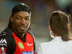 Chris Gayle says asking female TV reporter out was a 'simple joke'