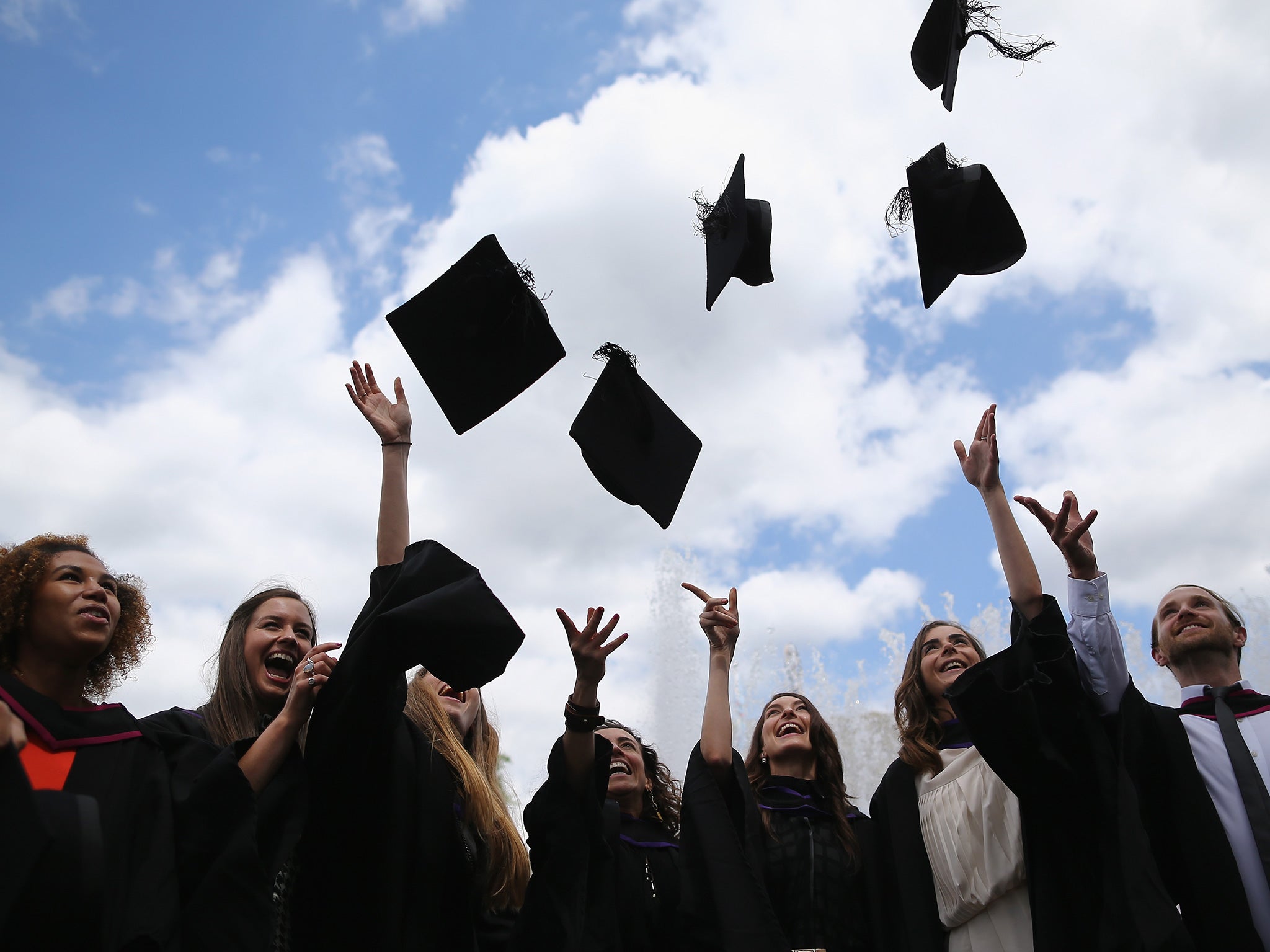 graduation cap throwing images