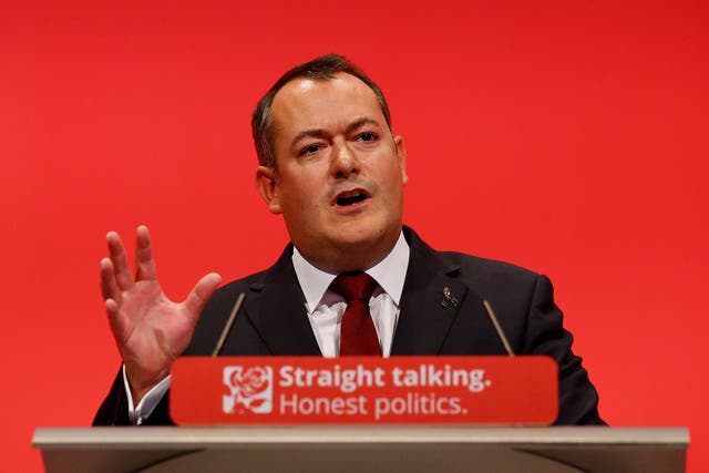 Dugher was let go from Corbyn's cabinet this morning 