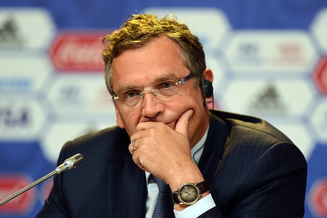 Fifa's suspended general secretary Jerome Valcke