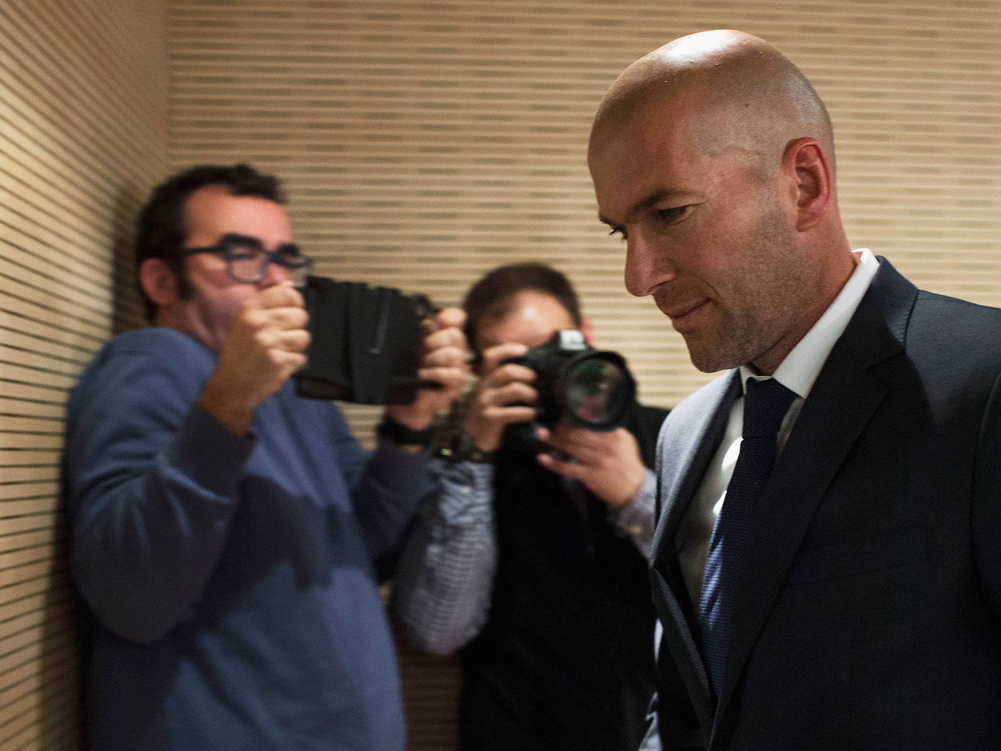 Zidane replaces Benitez with the club just four fours adrift of the La Liga summit