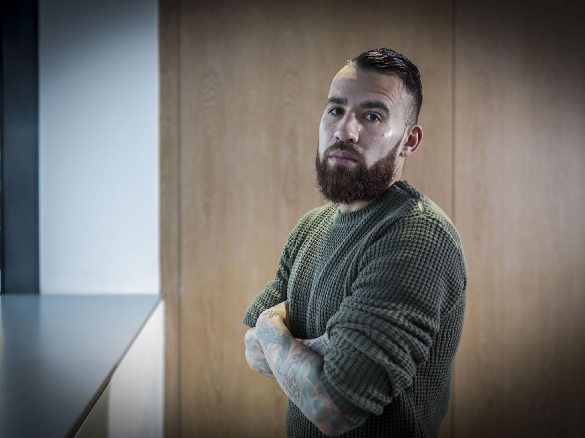 Otamendi thinks his beard and tattoos are a ‘big part of my personality’