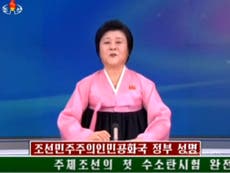How North Korean TV broke news of their hydrogen bomb test claims