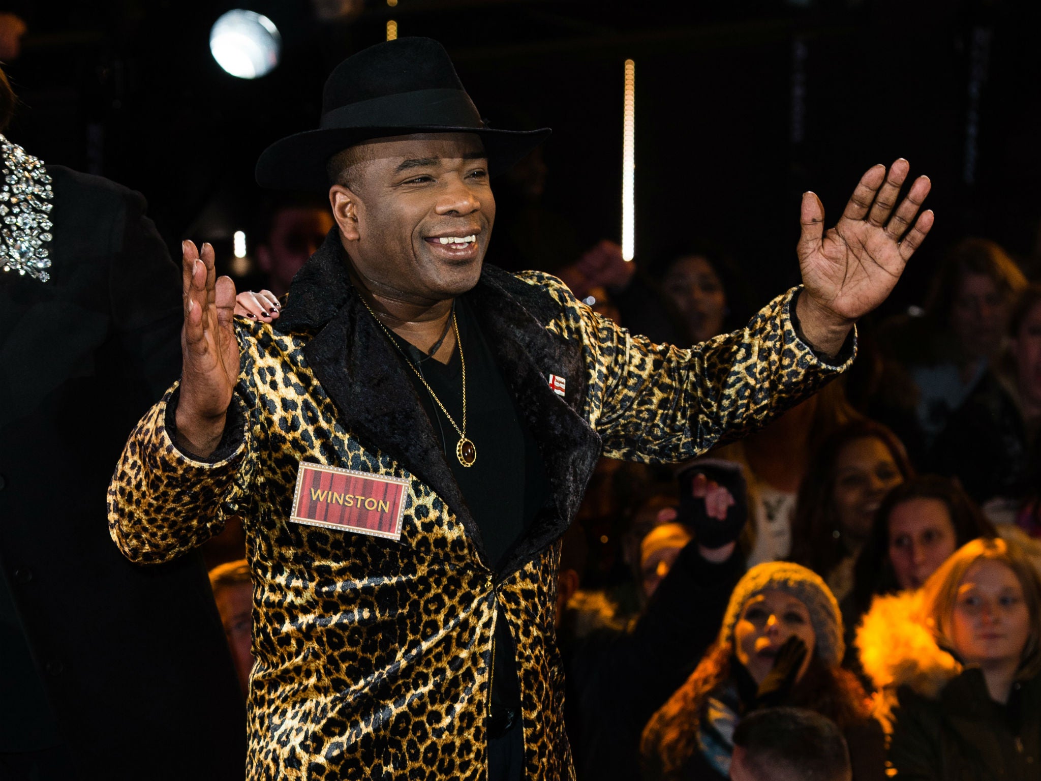 Winston McKenzie enters the Celebrity Big Brother house to boos