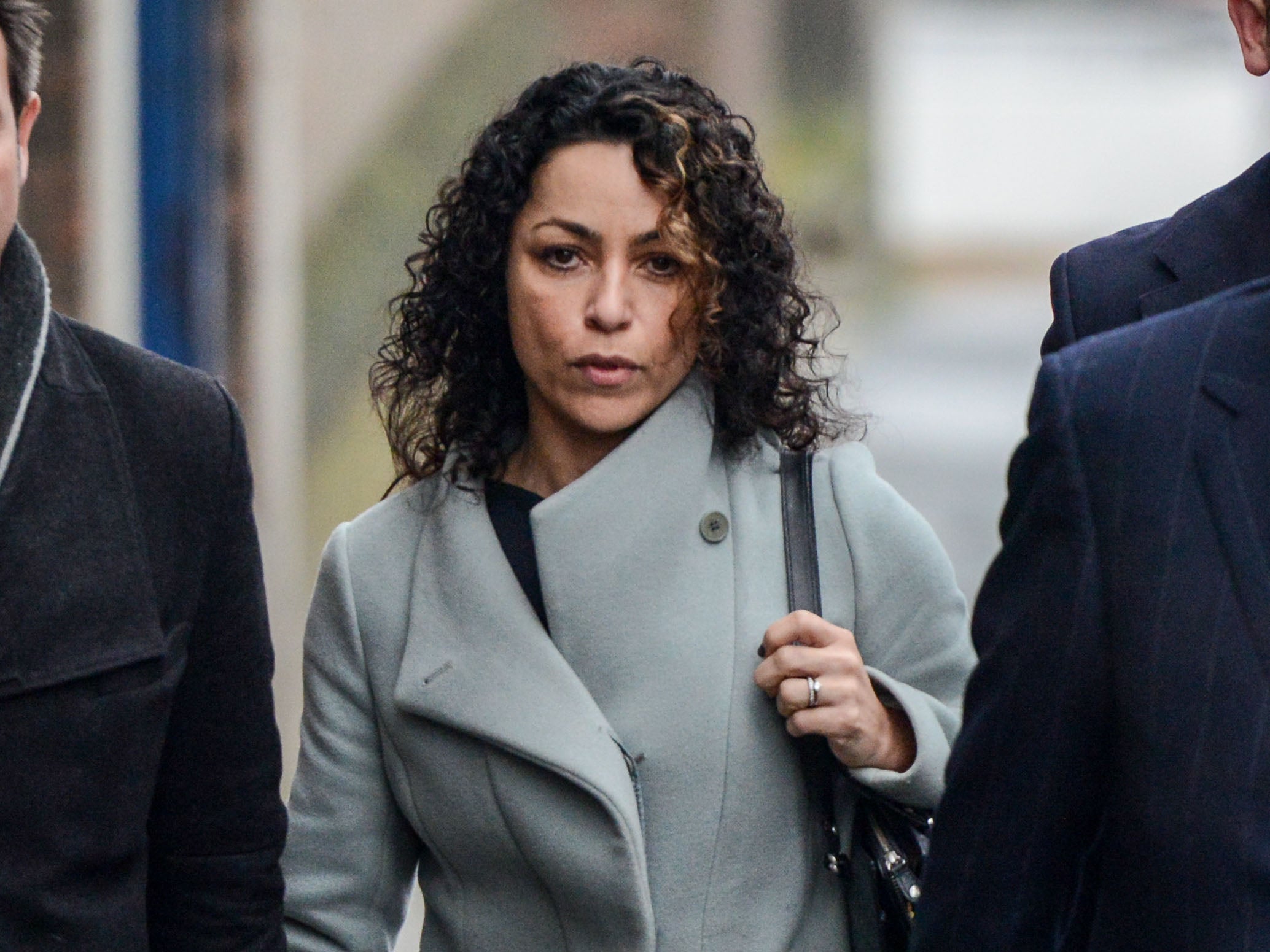 Eva Carneiro arrives at Montague Court, Croydon for an initial hearing in an employment tribunal