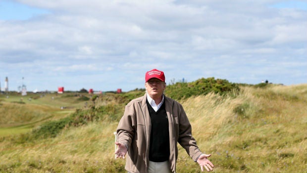 Donald Trump plans to investment hundreds of millions of dollars in resorts in Scotland