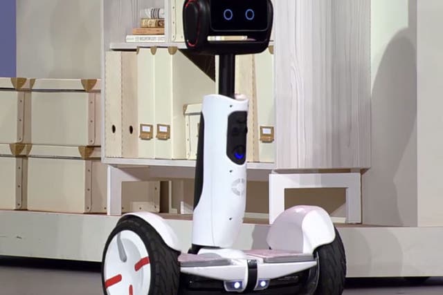 Half way through the keynote, the self-balancing transporter turned into a robot butler