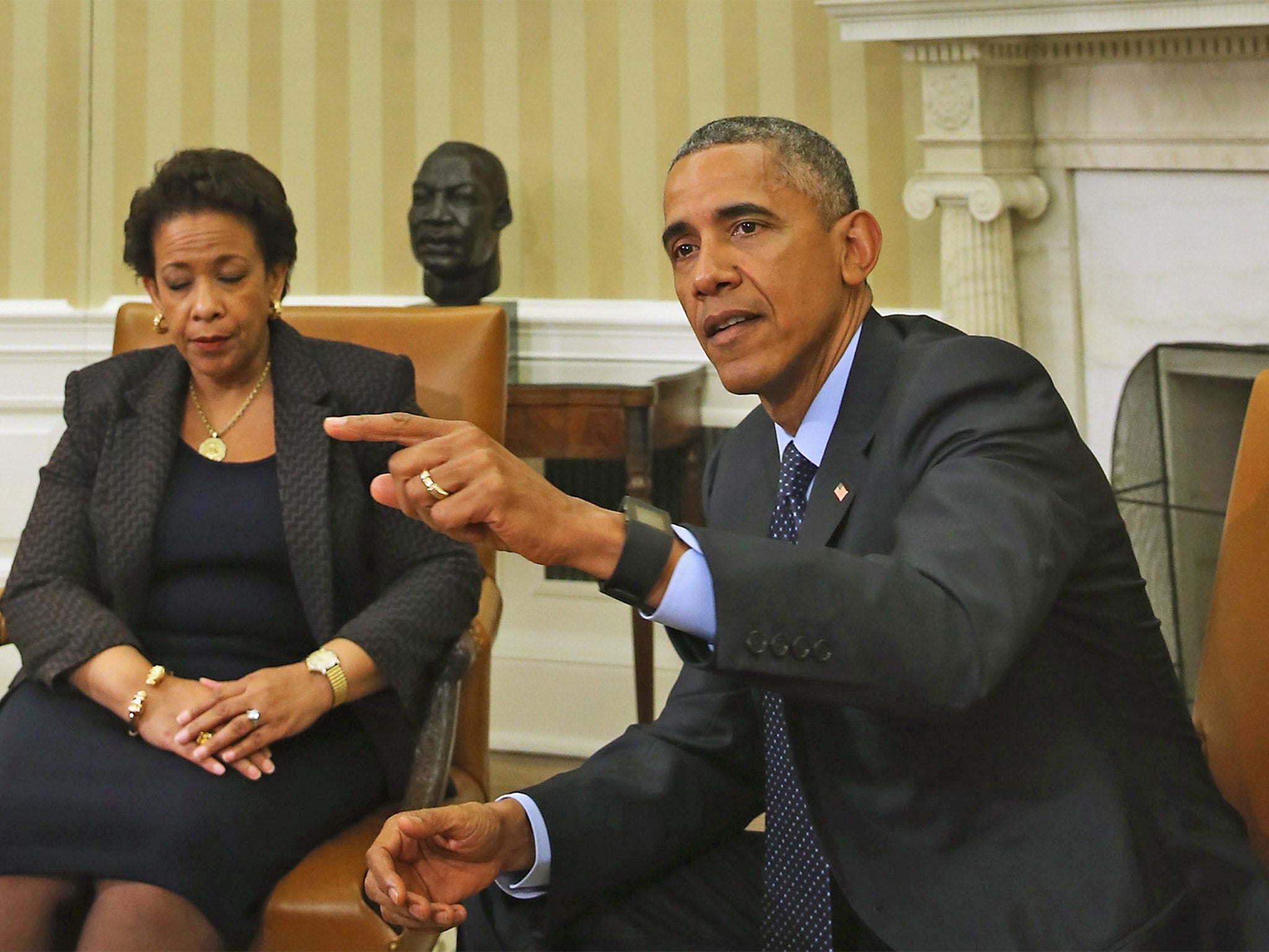 Even the leader of the free world uses a fitness device to track his health (Getty)