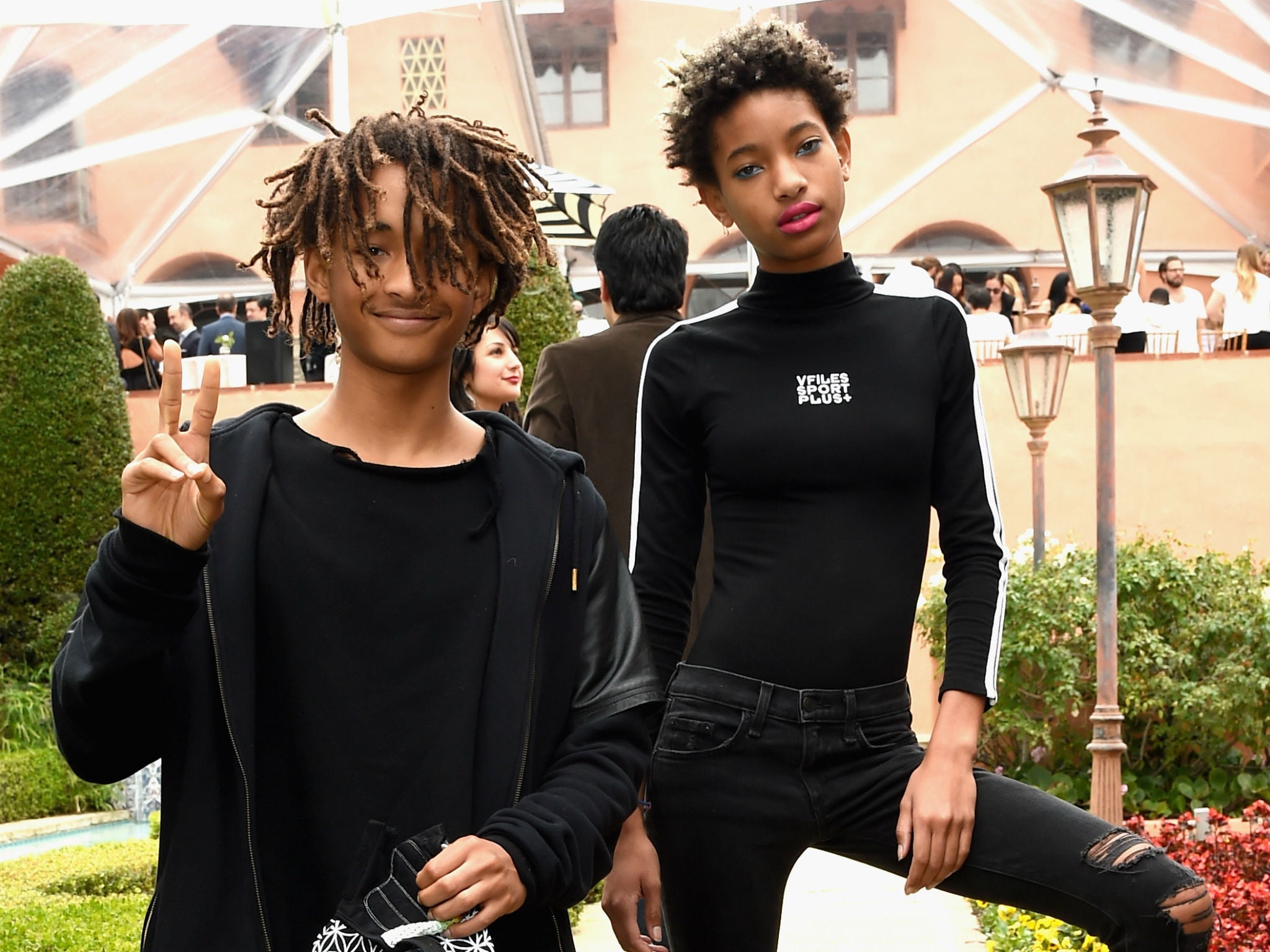 Jaden Smith wears a dress to prom 