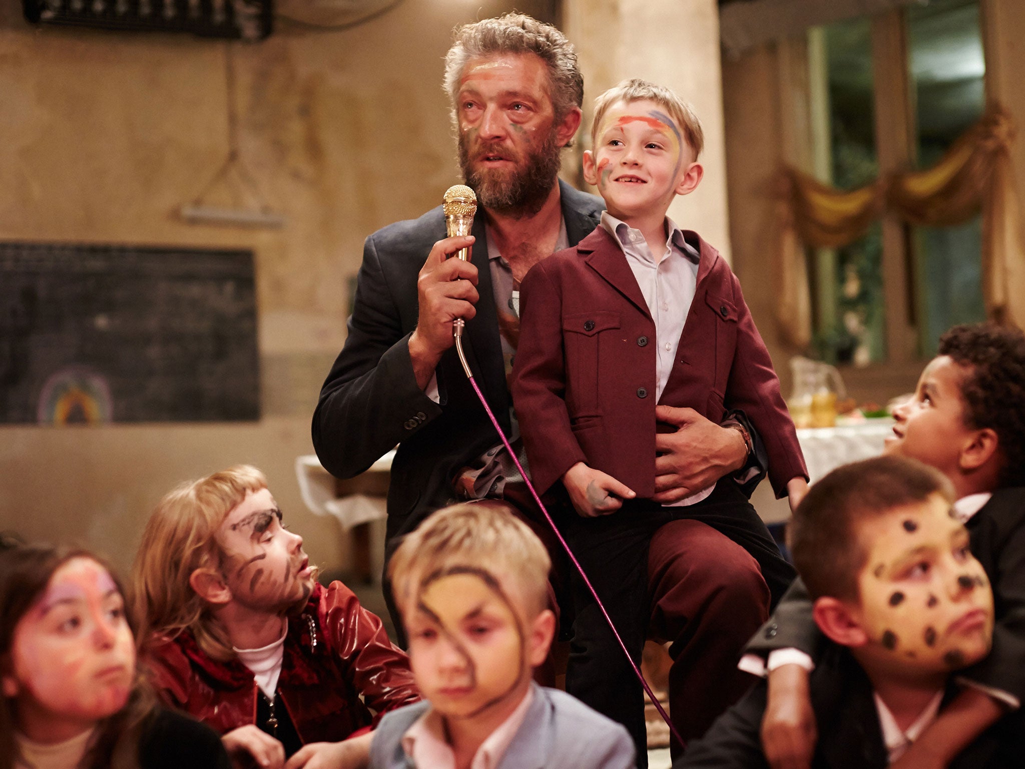 Vincent Cassel plays Gregori, a charismatic and initially sympathetic cult leader type