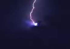 Video of 'UFO' getting struck by lightning in Austria goes viral- but is it a hoax?