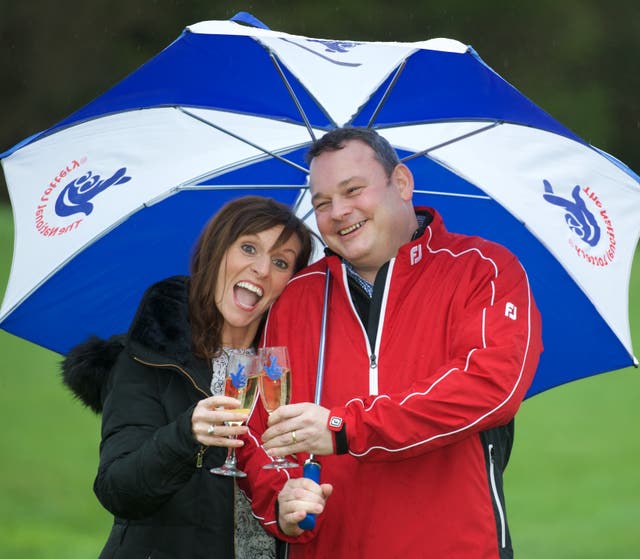 David and Donna Hendry from Edinburgh won £4,078,509 in a triple rollover