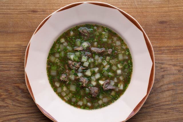 Intense flavour: Double celery and oxtail soup