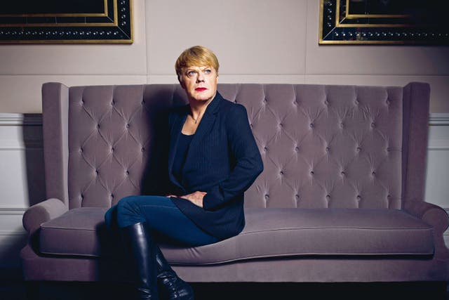 Eddie Izzard photographed at the The Langham, Club Lounge at the Langham Hotel, central London, December 2015